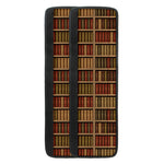 Vintage Bookshelf Pattern Print Refrigerator Handle Covers