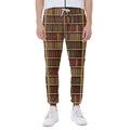 Vintage Bookshelf Pattern Print Joggers