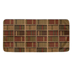 Vintage Bookshelf Pattern Print Towel