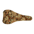 Vintage Brown Bohemian Floral Print Bicycle Seat Cover