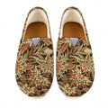 Vintage Brown Bohemian Floral Print Casual Shoes