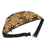 Vintage Brown Bohemian Floral Print Fanny Pack