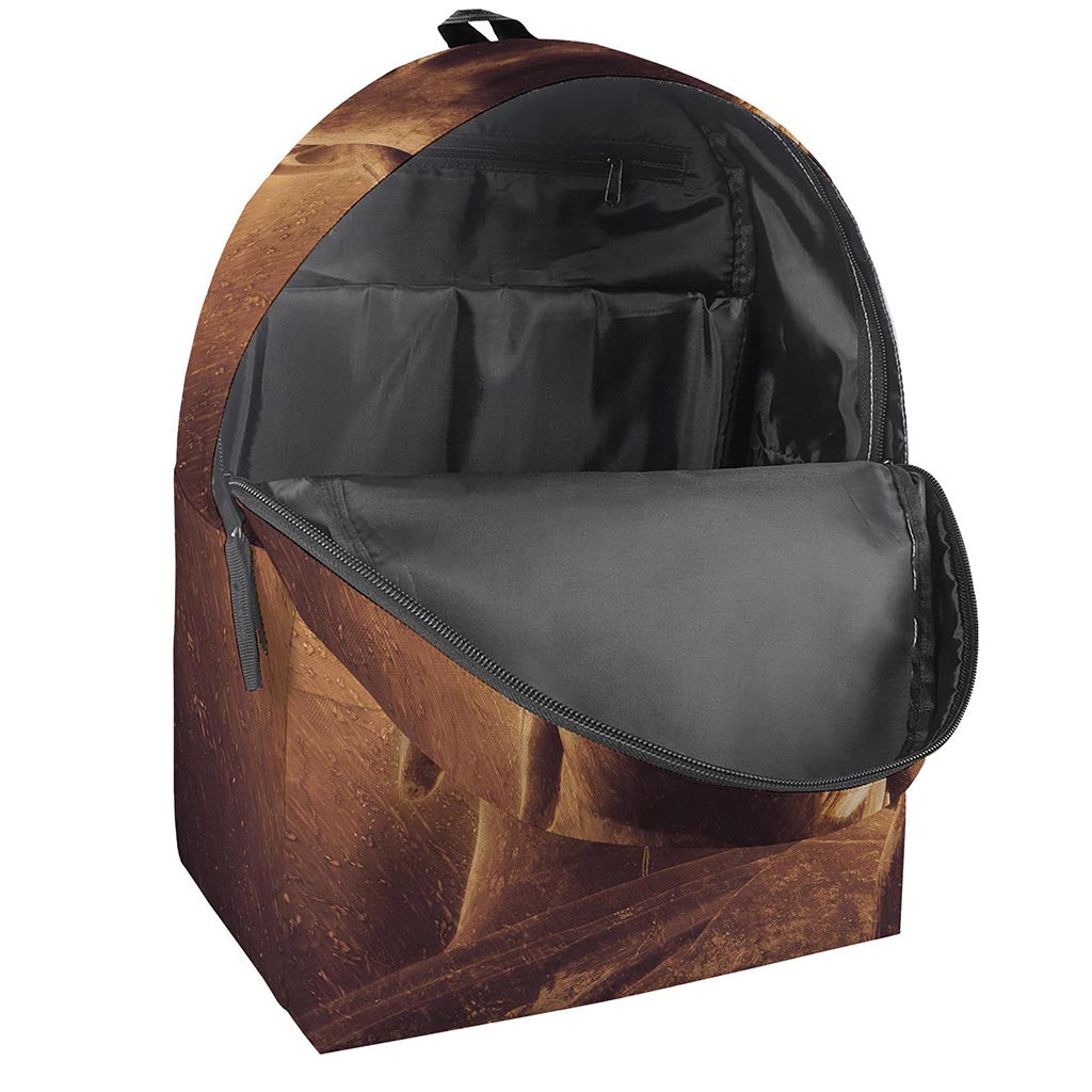 Vintage Buddha Statue Print Backpack