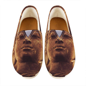 Vintage Buddha Statue Print Casual Shoes