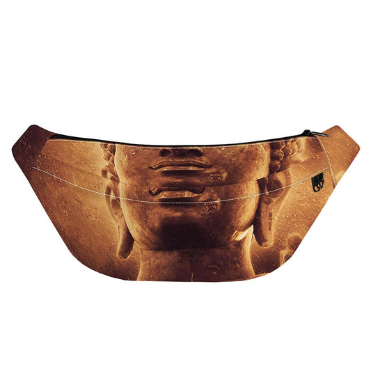 Vintage Buddha Statue Print Fanny Pack