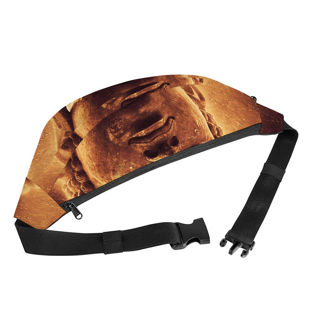 Vintage Buddha Statue Print Fanny Pack