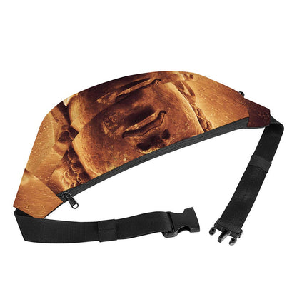 Vintage Buddha Statue Print Fanny Pack