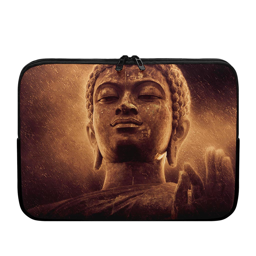 Vintage Buddha Statue Print Laptop Sleeve