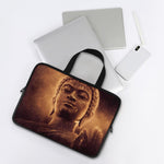 Vintage Buddha Statue Print Laptop Sleeve With Handle