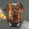 Vintage Buddha Statue Print Men's Bodysuit