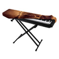 Vintage Buddha Statue Print Piano Keyboard Cover