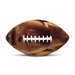 Vintage Buddha Statue Print Rugby Ball