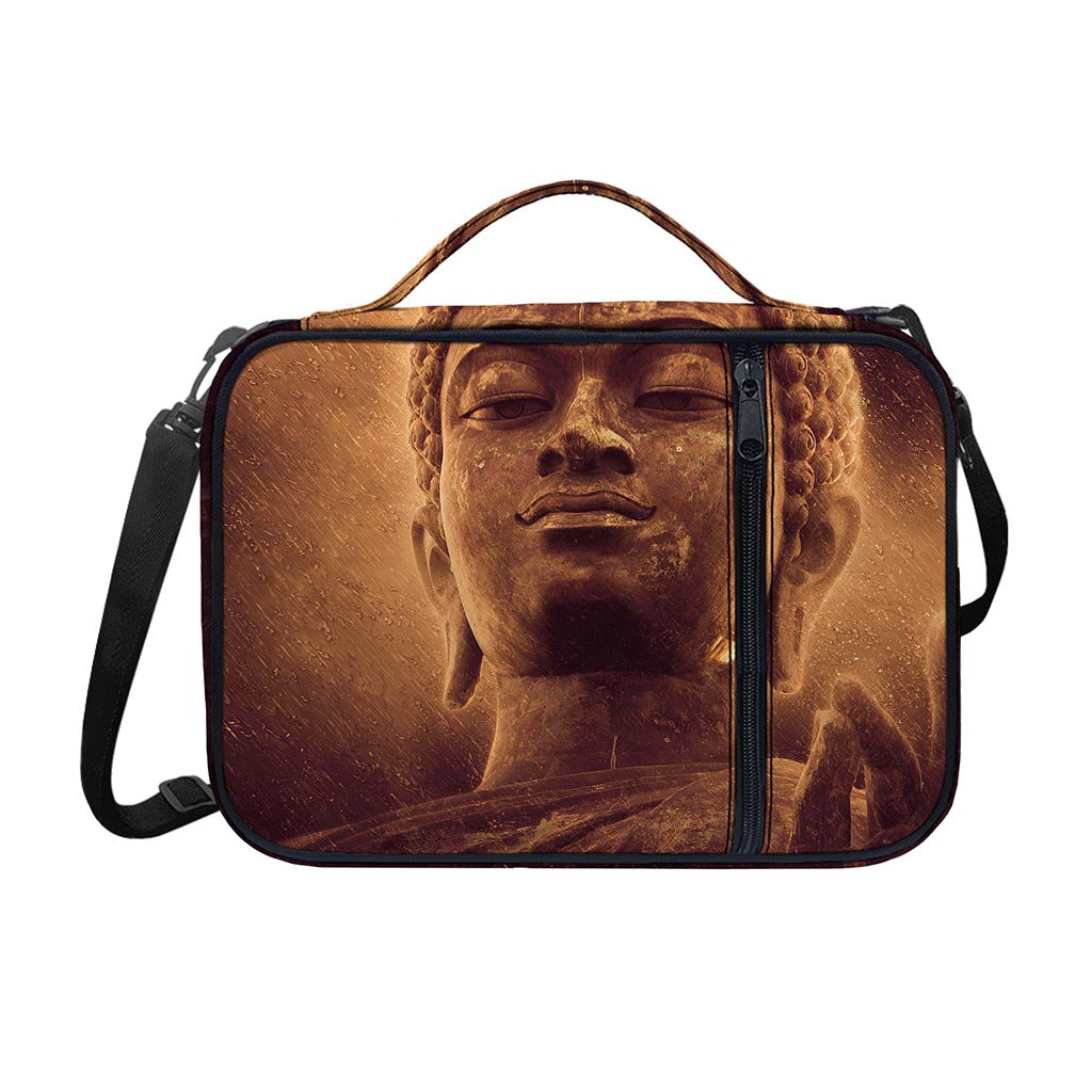 Vintage Buddha Statue Print Shoulder Strap Bible Bag
