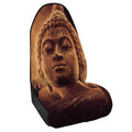 Vintage Buddha Statue Print Waterproof Car Seat Cover