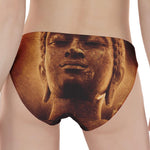 Vintage Buddha Statue Print Women's Panties