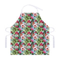 Vintage Cactus And Flower Print Adjustable Apron