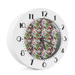 Vintage Cactus And Flower Print Alarm Clock