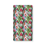 Vintage Cactus And Flower Print Baby Crib Sheet