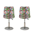 Vintage Cactus And Flower Print Bar Stool Covers