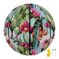Vintage Cactus And Flower Print Basketball