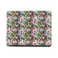 Vintage Cactus And Flower Print Bifold Wallet