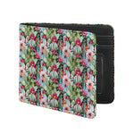 Vintage Cactus And Flower Print Bifold Wallet