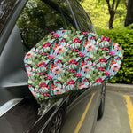 Vintage Cactus And Flower Print Car Side Mirror Covers