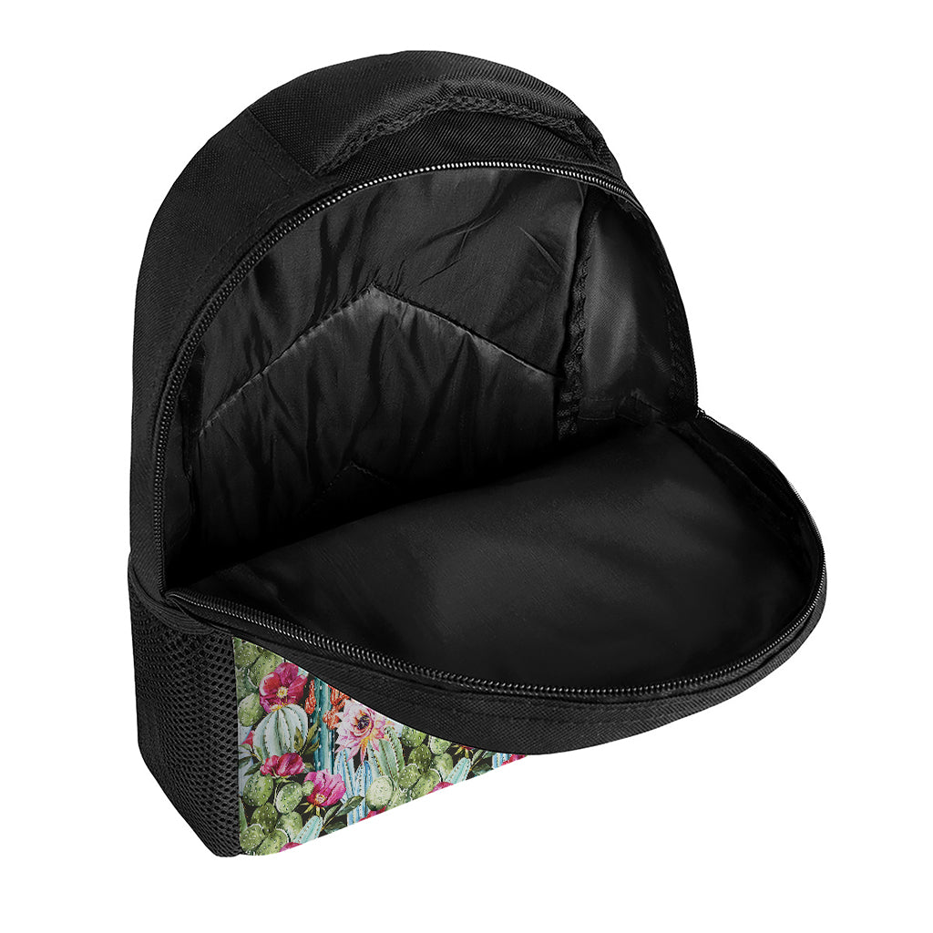 Vintage Cactus And Flower Print Casual Backpack