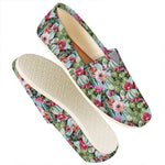 Vintage Cactus And Flower Print Casual Shoes