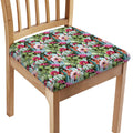 Vintage Cactus And Flower Print Chair Cushion Cover