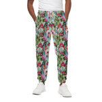Vintage Cactus And Flower Print Cotton Pants