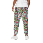 Vintage Cactus And Flower Print Cotton Pants