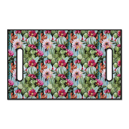 Vintage Cactus And Flower Print Golf Cart Seat Cover