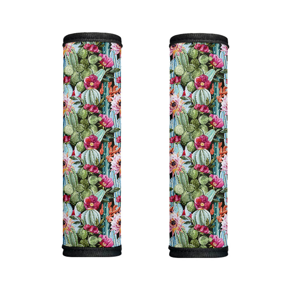 Vintage Cactus And Flower Print Handle Covers