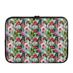 Vintage Cactus And Flower Print Laptop Sleeve