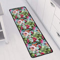 Vintage Cactus And Flower Print Long Kitchen Mat