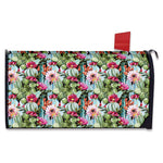 Vintage Cactus And Flower Print Mailbox Cover