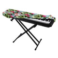Vintage Cactus And Flower Print Piano Keyboard Cover