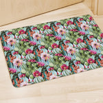 Vintage Cactus And Flower Print Polyester Doormat