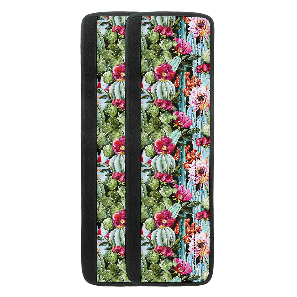 Vintage Cactus And Flower Print Refrigerator Handle Covers