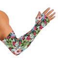 Vintage Cactus And Flower Print Sun Protection Arm Sleeves