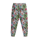 Vintage Cactus And Flower Print Sweatpants