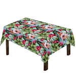 Vintage Cactus And Flower Print Tablecloth
