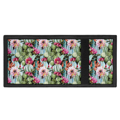 Vintage Cactus And Flower Print Trifold Wallet