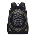Vintage Cancer Zodiac Sign Print 17 Inch Backpack