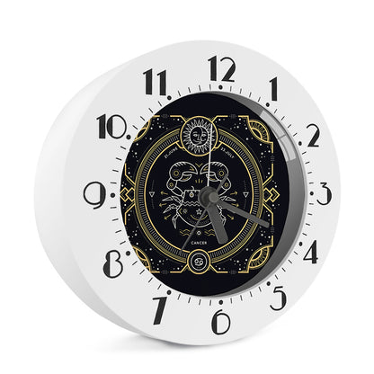 Vintage Cancer Zodiac Sign Print Alarm Clock