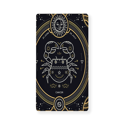 Vintage Cancer Zodiac Sign Print Baby Crib Sheet