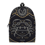 Vintage Cancer Zodiac Sign Print Backpack