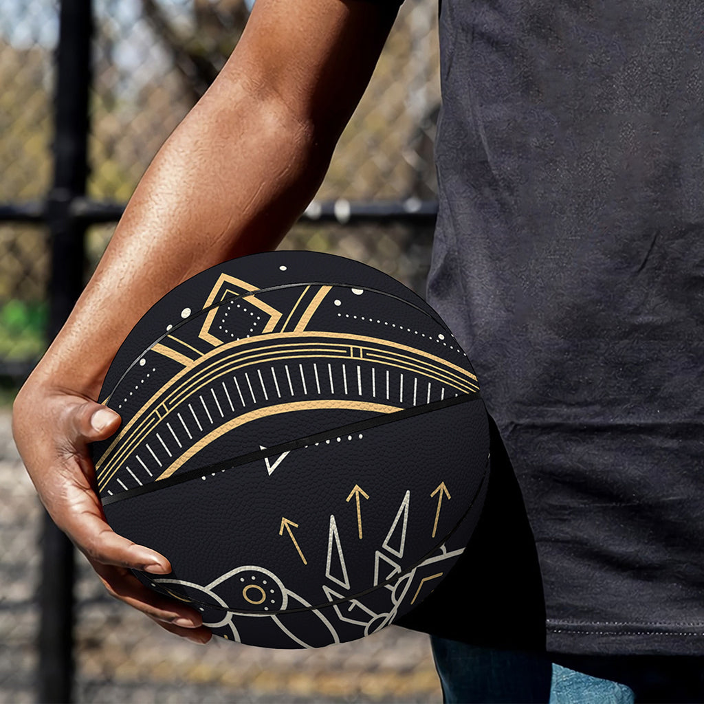 Vintage Cancer Zodiac Sign Print Basketball