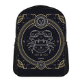 Vintage Cancer Zodiac Sign Print Casual Backpack